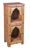 [[Vintage teak wood display cabinet///Vitrine vintage en bois de teck]]