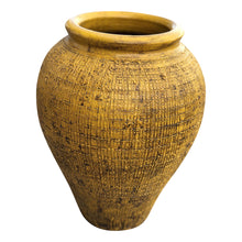  [[Yellow handmade turkish terracotta pot///Pot en terre cuite jaune turque fait à la main]]