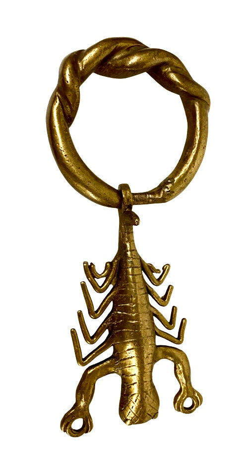[[Scorpion brass door knocker///Heurtoir de porte en laiton en forme de scorpion]]