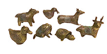  [[Assorted bastar tribal art brass mini animal figure///Assortiment de mini figurines d'animaux en laiton de l'art tribal bastar]]