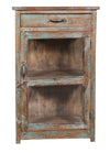 [[Vintage teak wood glass cabinet///Armoire vitrée vintage en bois de teck]]