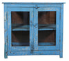 [[Turquoise vintage glass cabinet///Armoire vitrée vintage turquoise]]