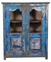 [[Turquoise vintage glass cabinet///Cabinet vitré vintage turquoise]]
