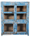 [[Turquoise vintage glass cabinet///Armoire vitrée vintage turquoise]]