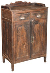 [[Vintage teak wood cabinet with drawers///Armoire vintage en bois de teck avec tiroirs]]