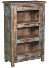 [[Vintage teak wood glass cabinet///Armoire vitrée vintage en bois de teck]]