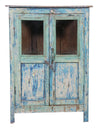 [[Turquoise vintage glass cabinet///Armoire vitrée vintage turquoise]]