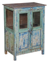 [[Turquoise vintage glass cabinet///Armoire vitrée vintage turquoise]]