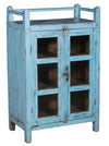 [[Turquoise vintage glass cabinet///Armoire vitrée vintage turquoise]]