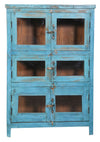 [[Turquoise vintage glass cabinet///Armoire vitrée vintage turquoise]]