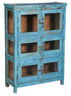 [[Turquoise vintage glass cabinet///Armoire vitrée vintage turquoise]]