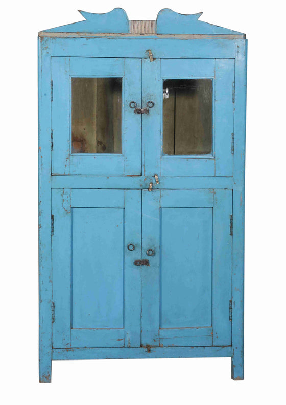 [[Turquoise vintage glass cabinet///Cabinet vitré vintage turquoise]]