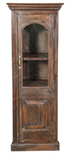 [[Vintage teak wood glass cabinet///Cabinet antique vitré en bois de teck]]