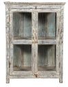 [[Pastel beige vintage glass cabinet///Cabinet vintage vitré beige pastel]]