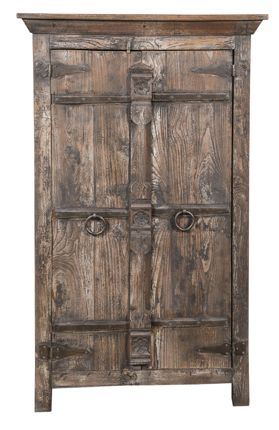 [[Large vintage teak wood cabinet///Armoire large vintage en bois de teck]]