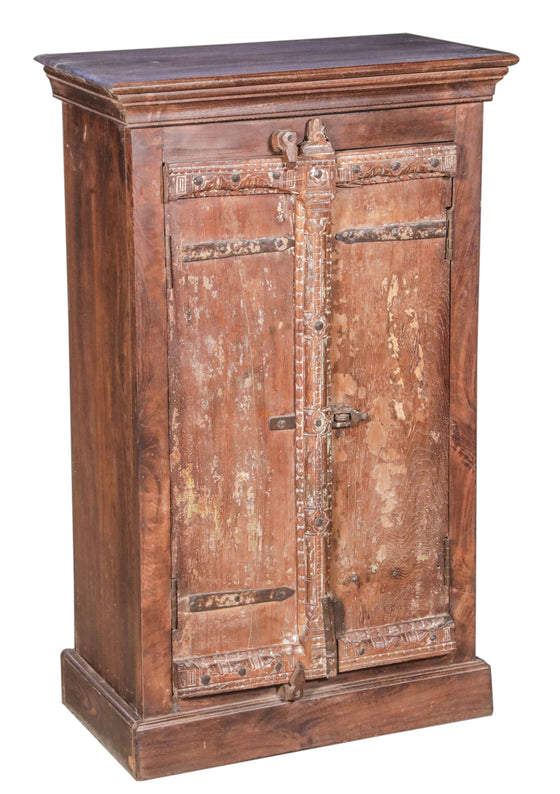 [[Vintage teak wood cabinet///Armoire vintage en bois de teck]]