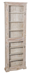 [[Whitewashed glass display cabinet///Vitrine blanchie à la chaux]]