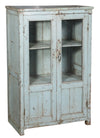 [[Antique white vintage glass cabinet///Armoire vitrée vintage antique blanche]]