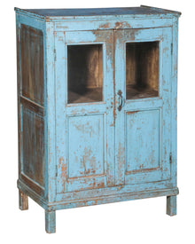  [[Turquoise vintage glass cabinet///Armoire vitrée vintage turquoise]]