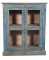 [[Turquoise vintage glass cabinet///Armoire vitrée vintage turquoise]]