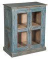 [[Turquoise vintage glass cabinet///Armoire vitrée vintage turquoise]]