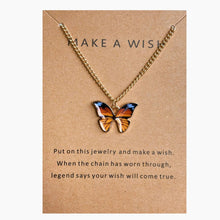  [[Butterfly wish necklace///Collier à souhaits en forme de papillon]]