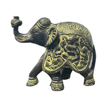  [[Small brass elephant statue///Petite statue d'éléphant en laiton]]