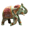 [[Vintage turquoise elephant statue///Vieille statue d'éléphant turquoise]]