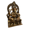 [[Large Ganesh brass statue///Grande statue de ganesh en laiton]]