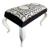 [[Colorful embroidered stool///Tabouret coloré brodé]]