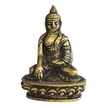  [[Mini brass Buddha statue///Mini statue de buddha en laiton]]