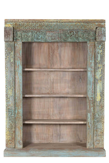  Pastel green bookshelf//Bibliothèque vert pastel