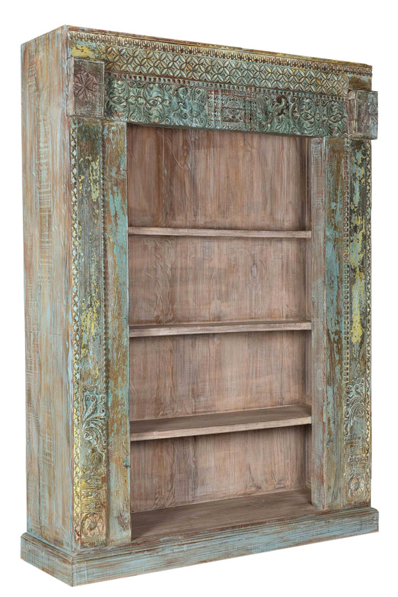 Pastel green bookshelf//Bibliothèque vert pastel