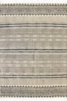  [[Hand block printed rug///Tapis imprimé à la main]]