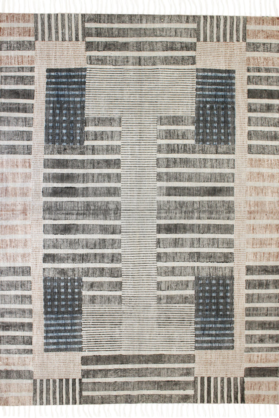 [[Metallic cotton rug///Tapis métallique en coton]]