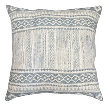  [[Hand block printed cotton cushion///Coussin imprimé à la main]]