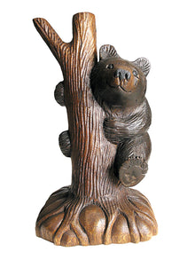  Wooden Bear Statue//Statue d'ours en bois