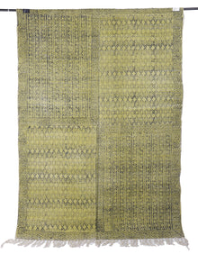  [[Hand block printed rug and throw blanket///Tapis imprimé à la main en bloc et couverture]]