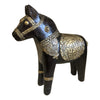 [[9" - 11" horse sculpture decorated with brass accents///Sculpture de cheval de 9'' - 11'' décorée d'accents en laiton]]