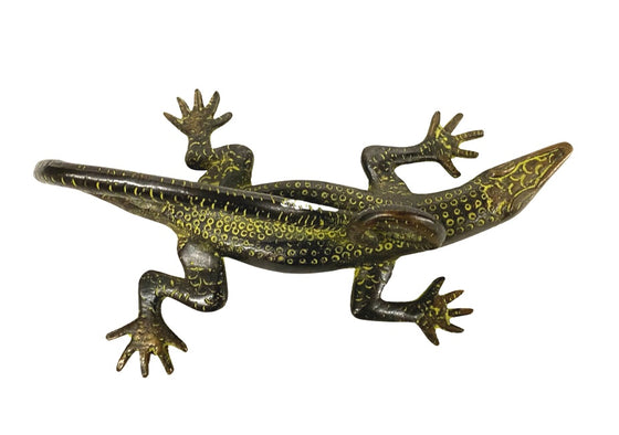 [[Lizard brass door handle///Poignée de porte en laiton en forme de lézard]]