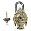 [[Buddha brass lock and key///Serrure et clé en laiton de Bouddha]]