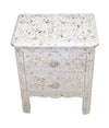 Mother of pearl bed side//Table de chevet en nacre
