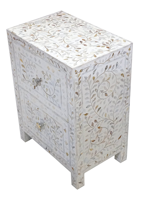 Mother of pearl bed side//Table de chevet en nacre