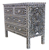 [[Black mother of pearl dresser///Commode en nacre noire]]