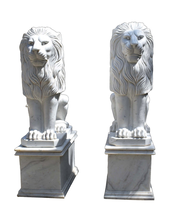 [[Marbre Lion Scupture // Scupture de lion en marbre]]