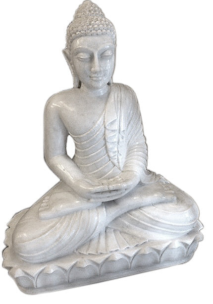 White Marble Buddha