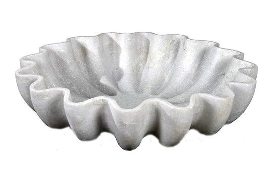 Decorative White Marble Bowl