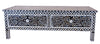 [[Black mother of pearl coffee table///Table basse en nacre noire]]