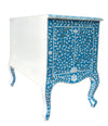 Turquoise mother of pearl chest//Coffre en nacre turquoise