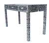 Black mother of pearl desk & stool set//Set bureau & tabouret en nacre noire